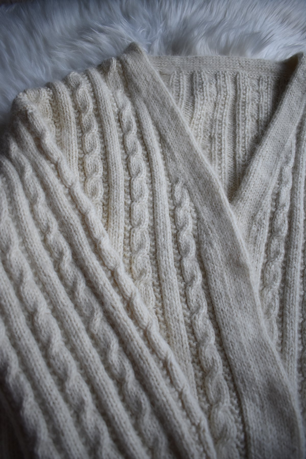 Honey Cardigan Knitting Kit | Merino Cashmere & Suri Silk Yarn Only