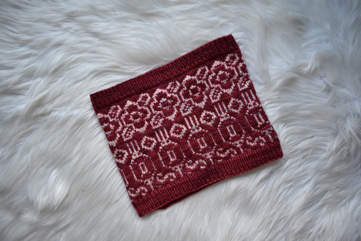 Lunar New Year Cowl Knitting Kit | Yarn Only