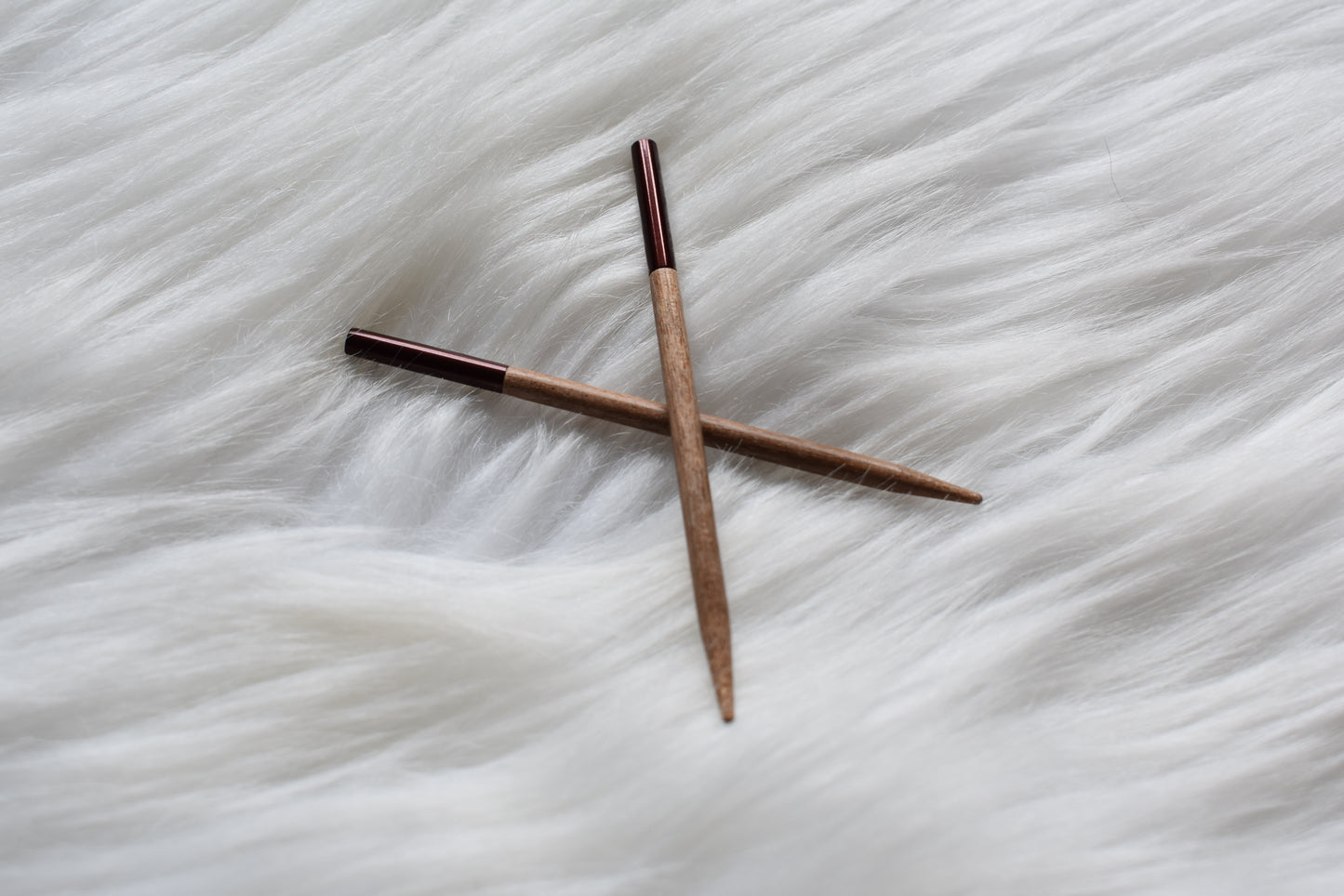 Lykke Knitting Needles | 3.5" birch interchangeable tips | UMBER