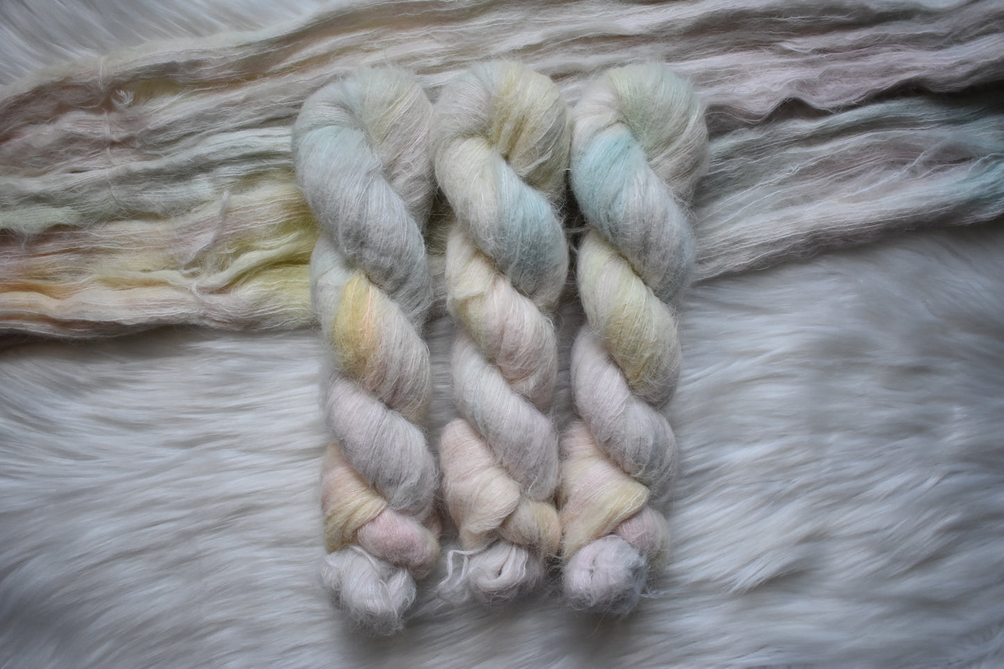 Pastel Rainbow | Lace Weight Yarn | One-Of-A-Kind