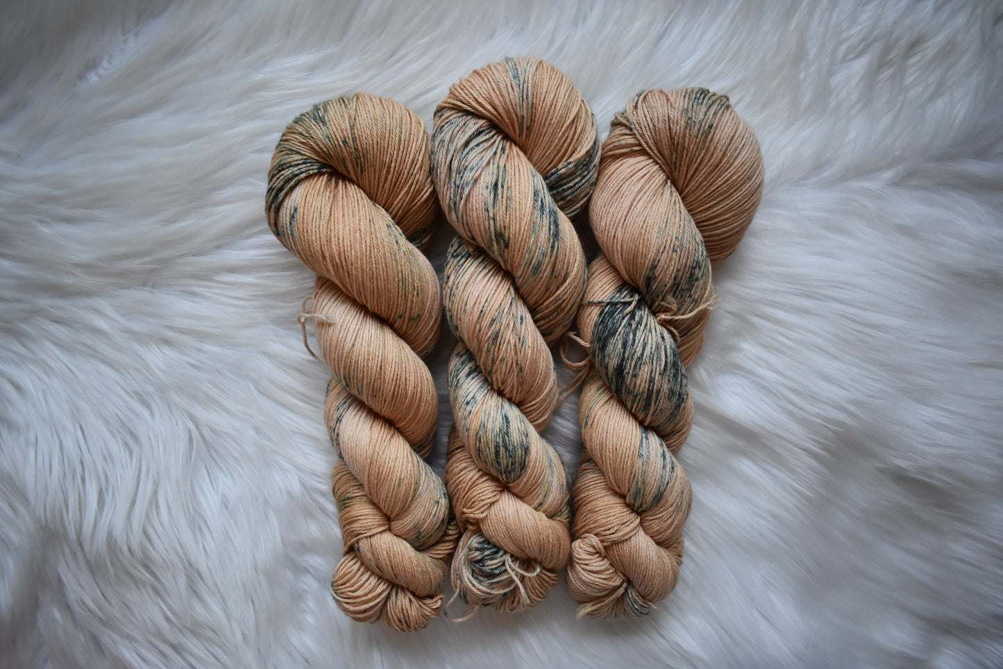 Oolong Tea Leaves | Cotton Fingering Weight Yarn | Steeped in Color Collection