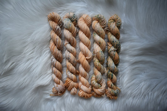 Oolong Tea Leaves | Mini Fade | DK Weight Yarn | Steeped in Color Collection