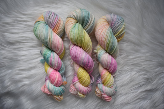 SHE is HER | Pastel Rainbow Aran Weight Yarn | Signature Colors