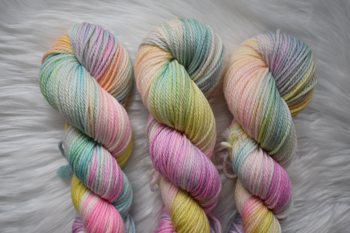 SHE is HER | Pastel Rainbow Aran Weight Yarn | Signature Colors