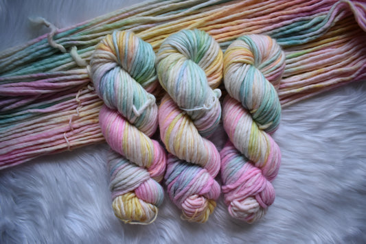 SHE is HER | Pastel Rainbow Super Bulky Weight Yarn | Signature Colors