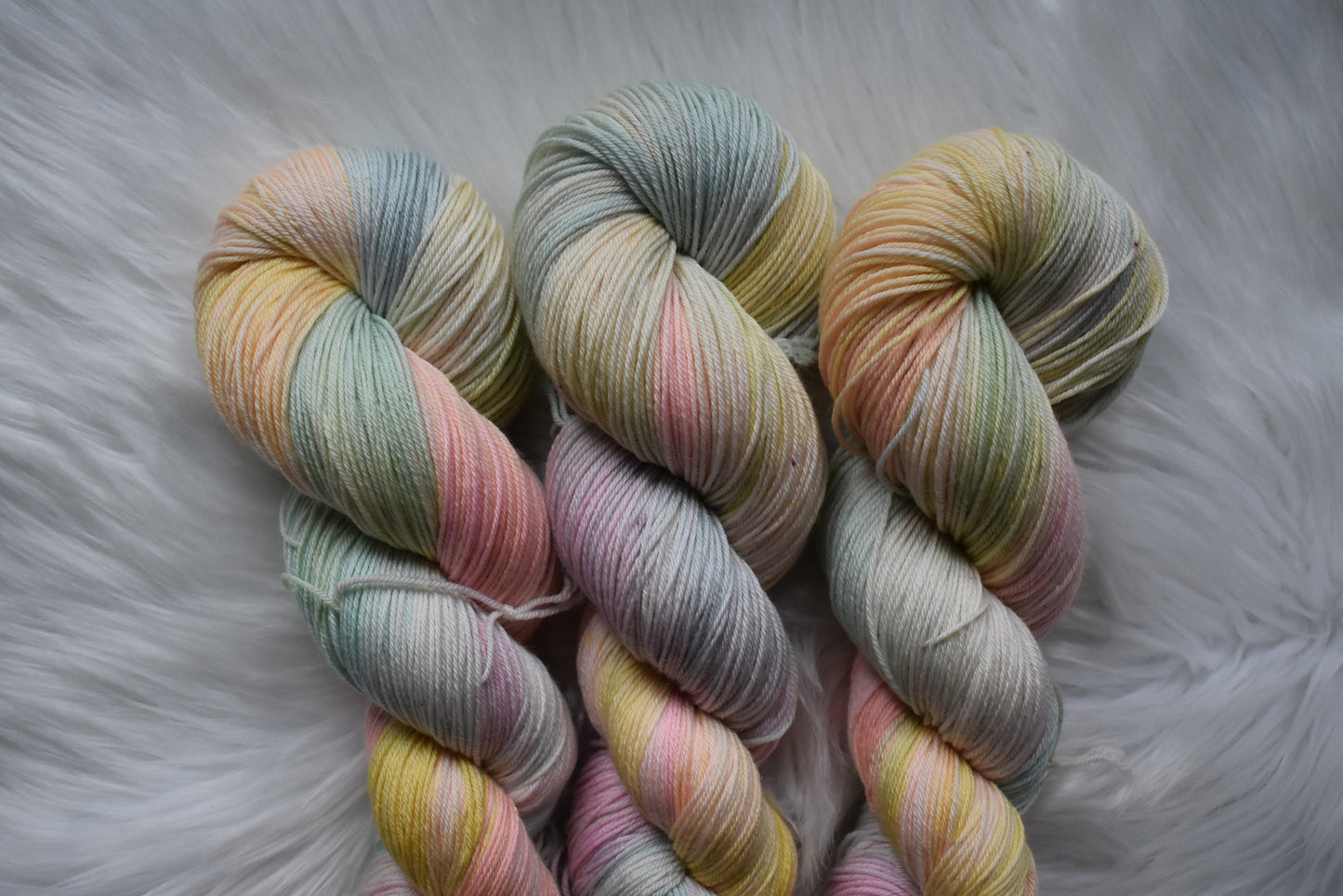 SHE is HER | Pastel Rainbow Yak Fingering Weight Yarn | Signature Colors