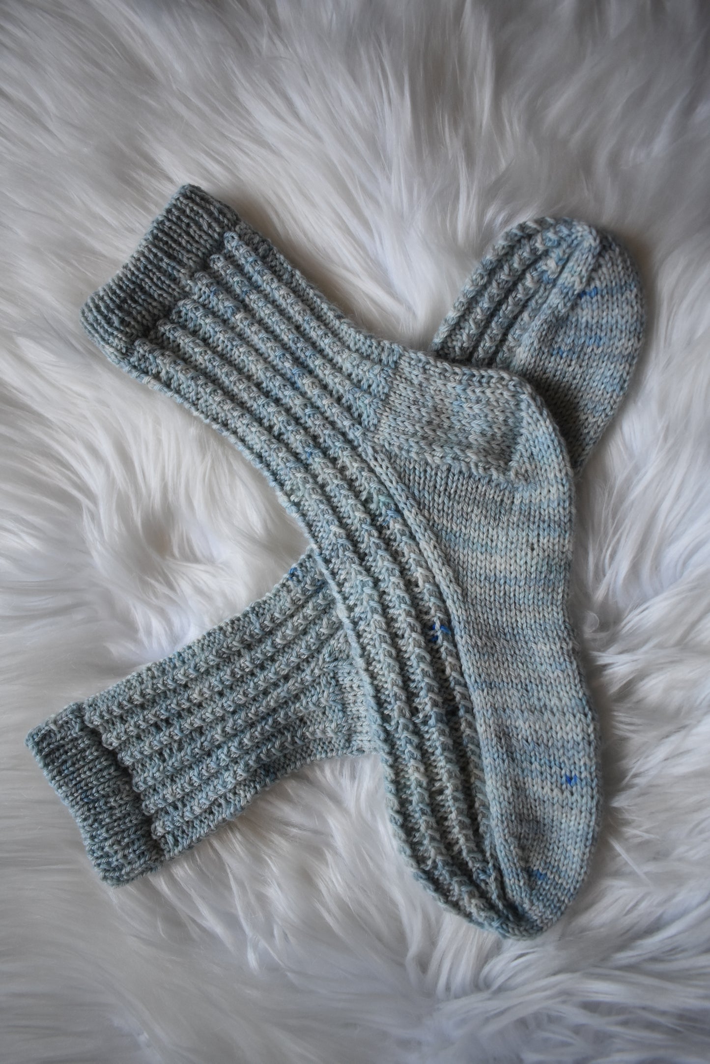 Knitting Pattern | Toi et Moi Socks | Sock Weight Yarn