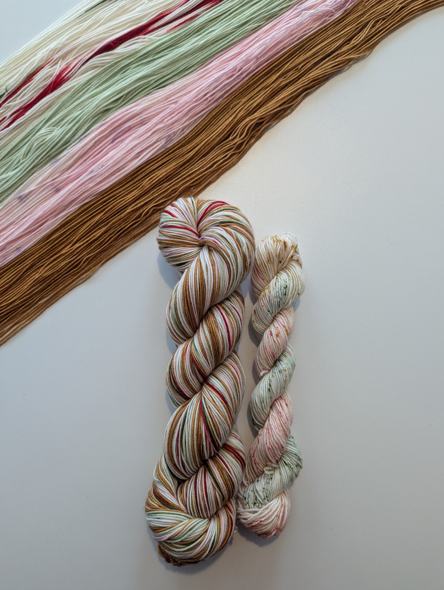 Gingerbread Fancy | Sock Weight Yarn | Yarns by Pear Maiden