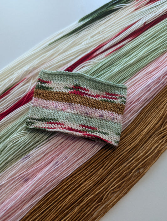 Gingerbread Fancy | Sock Weight Yarn | Yarns by Pear Maiden