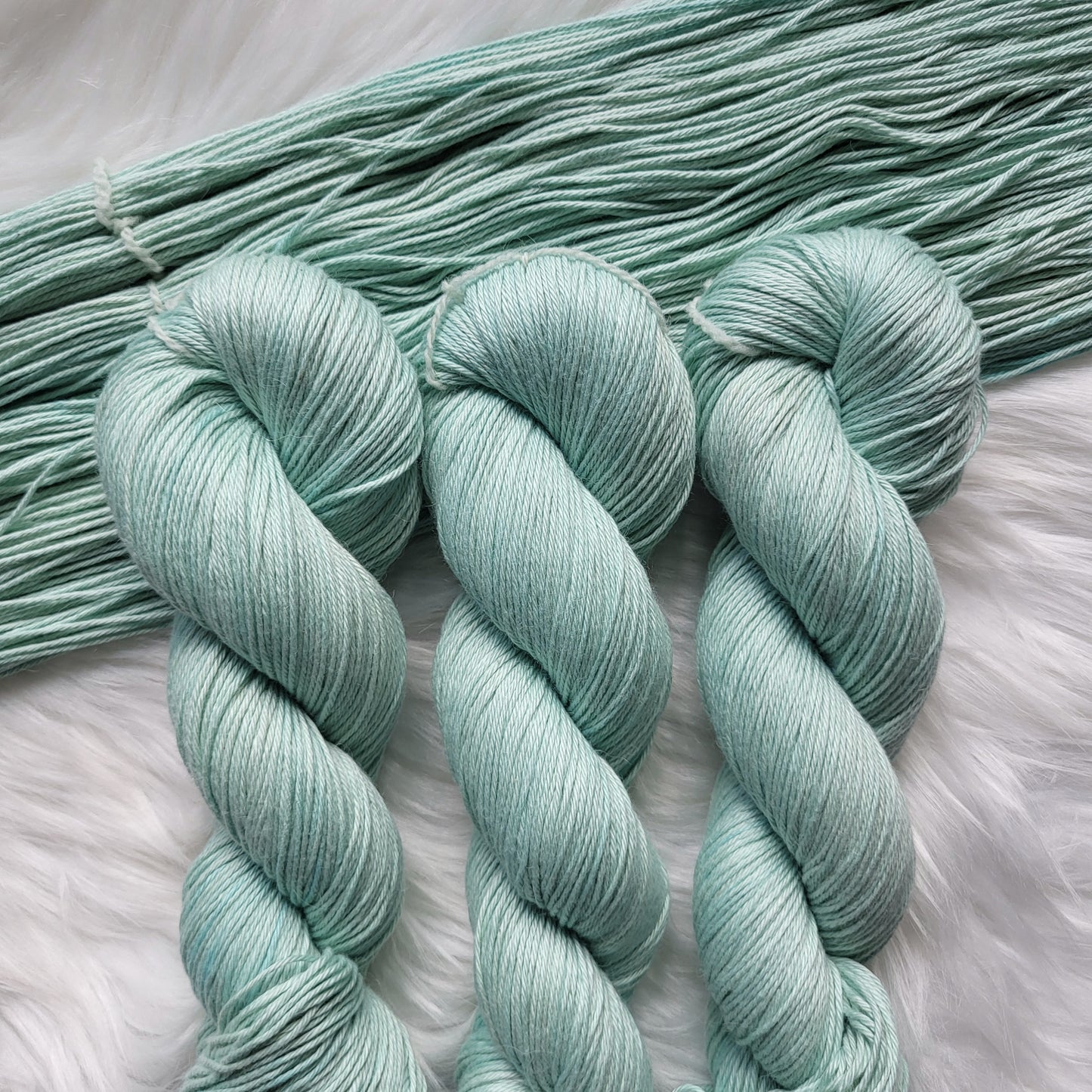 Hand-dyed pima cotton yarn from Pittsburgh PA inspired by Dune by Frank Herbert