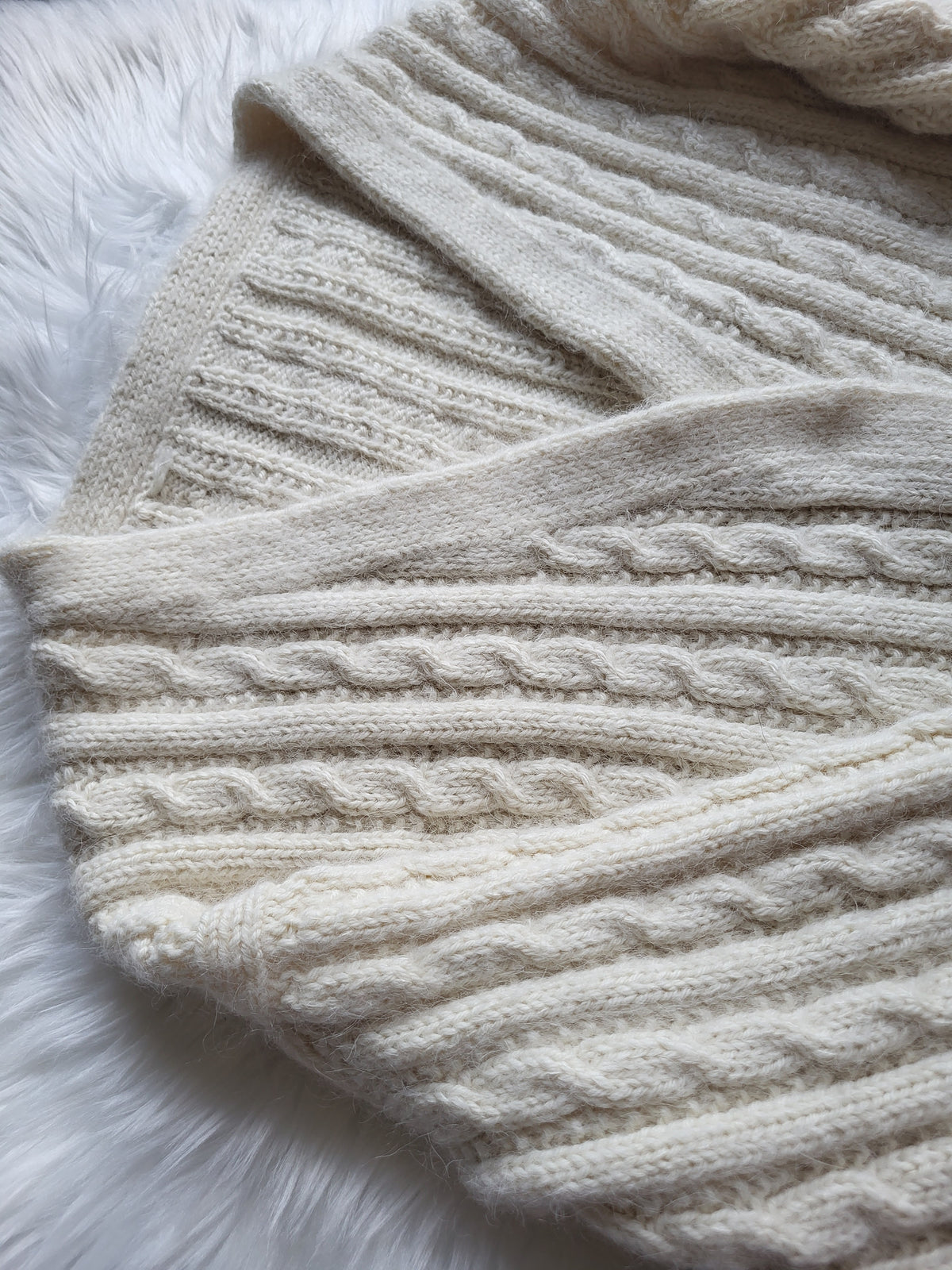 Honey Cardigan Knitting Kit | Merino Cashmere & Suri Silk Yarn Only