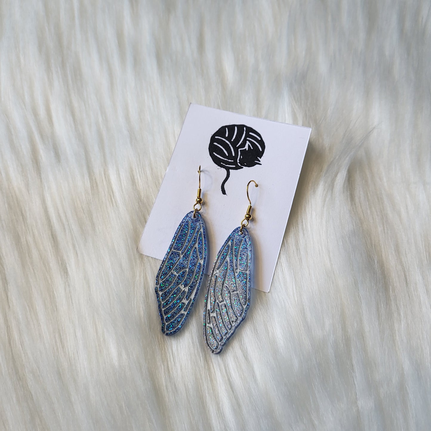 Wing Earrings | Glitter