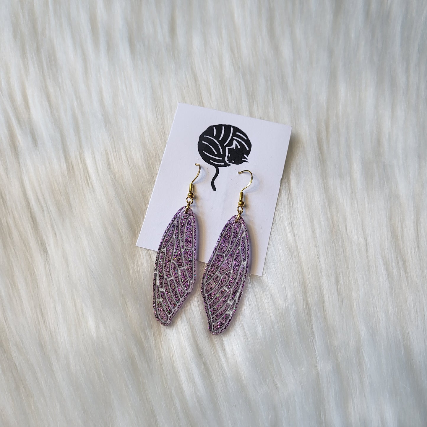 Wing Earrings | Glitter