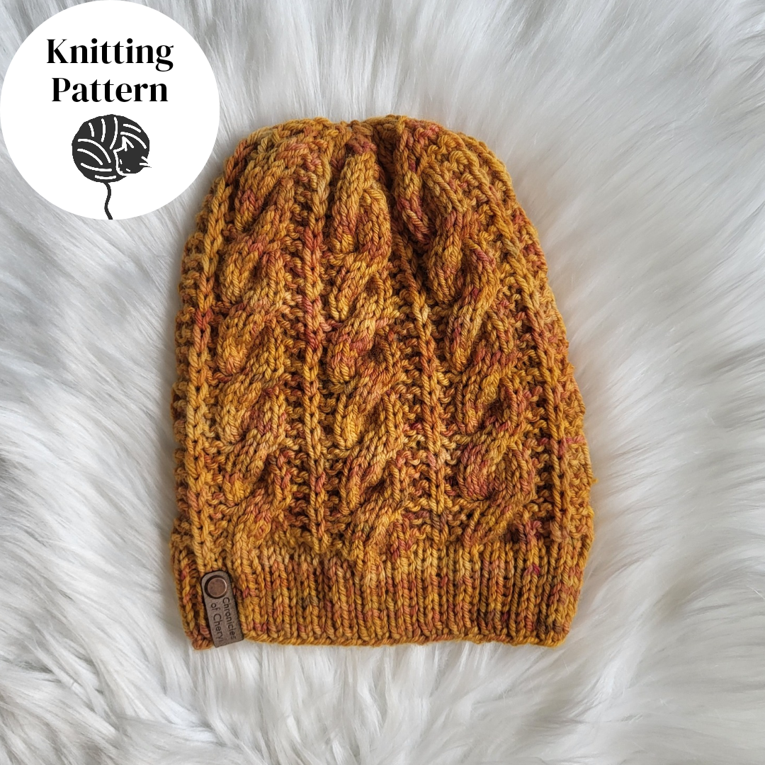 Knitting Pattern | New Year, Same Me Beanie | Worsted