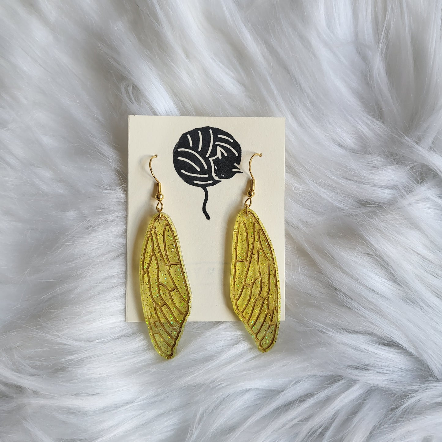 Wing Earrings | Glitter