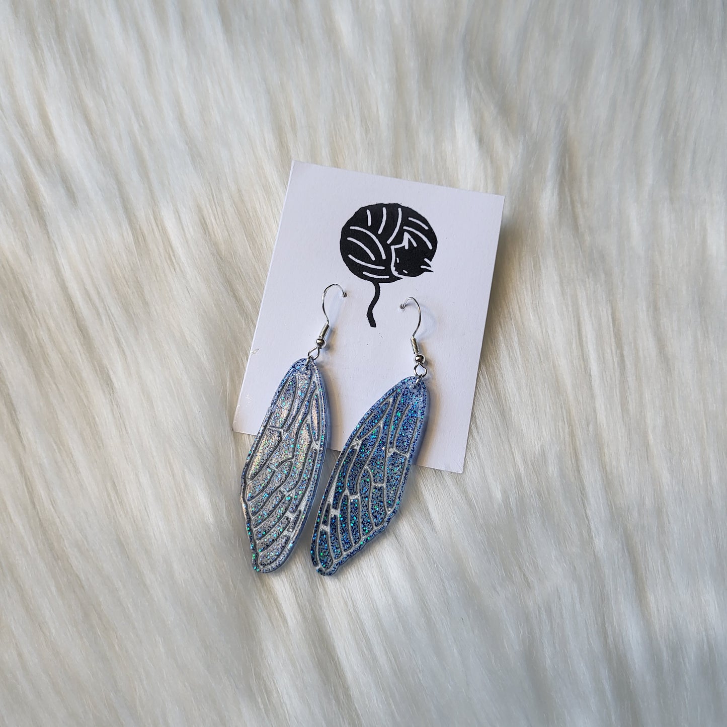 Wing Earrings | Glitter