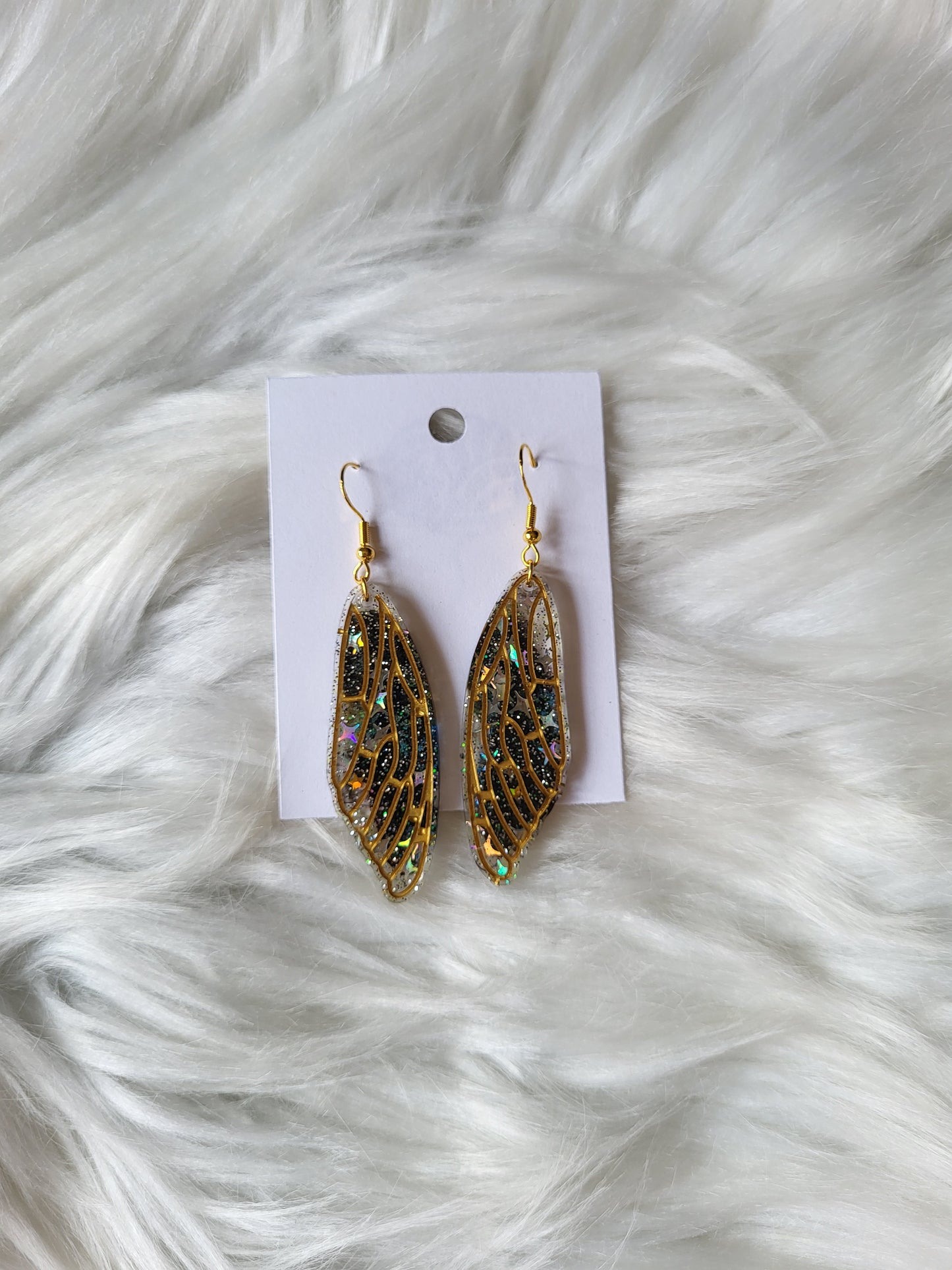 Wing Earrings | Glitter