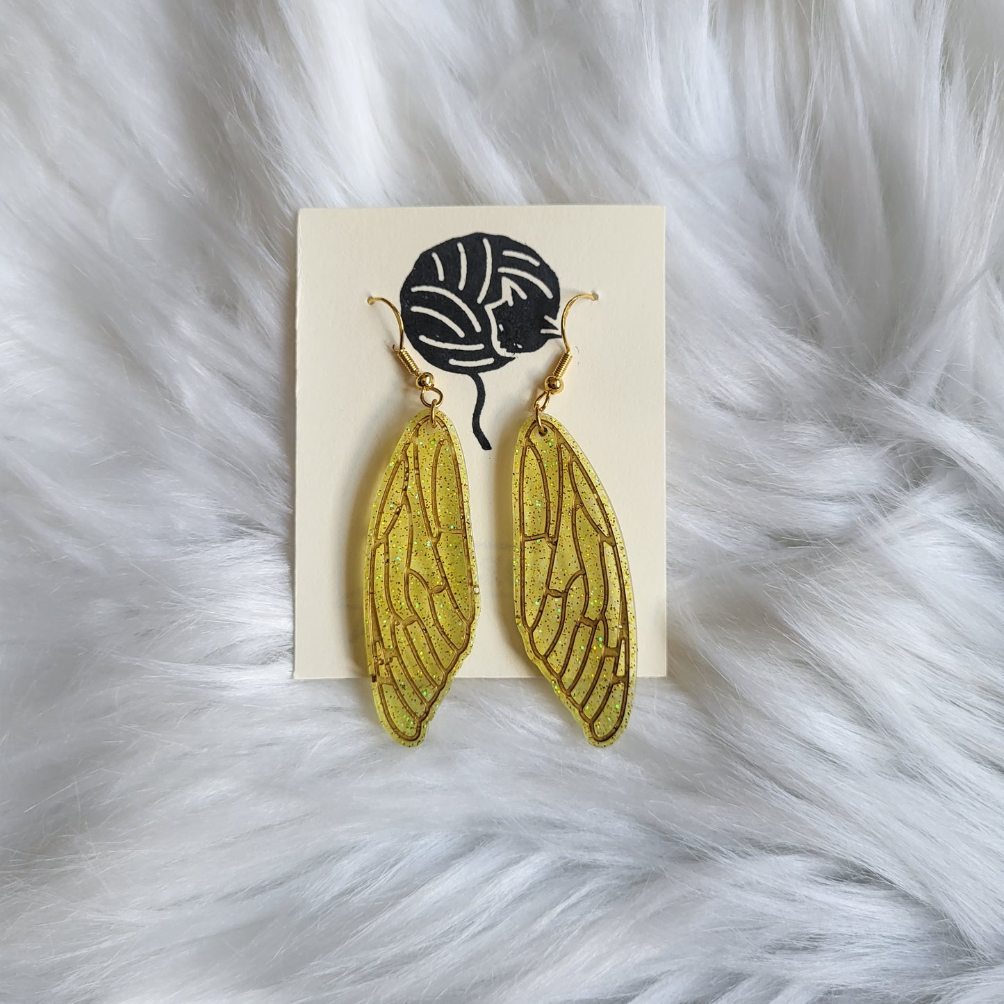 Wing Earrings | Glitter