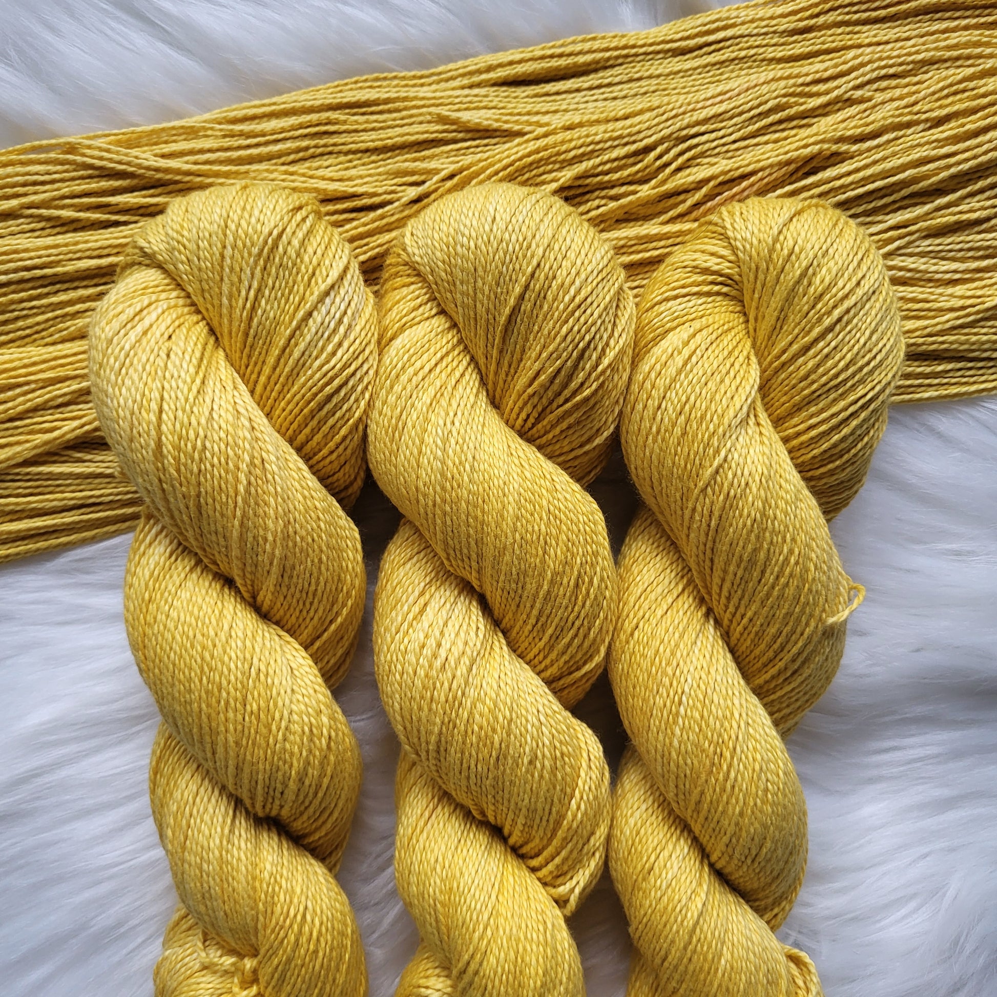 Hand-dyed pima cotton yarn from Pittsburgh PA inspired by Dune by Frank Herbert