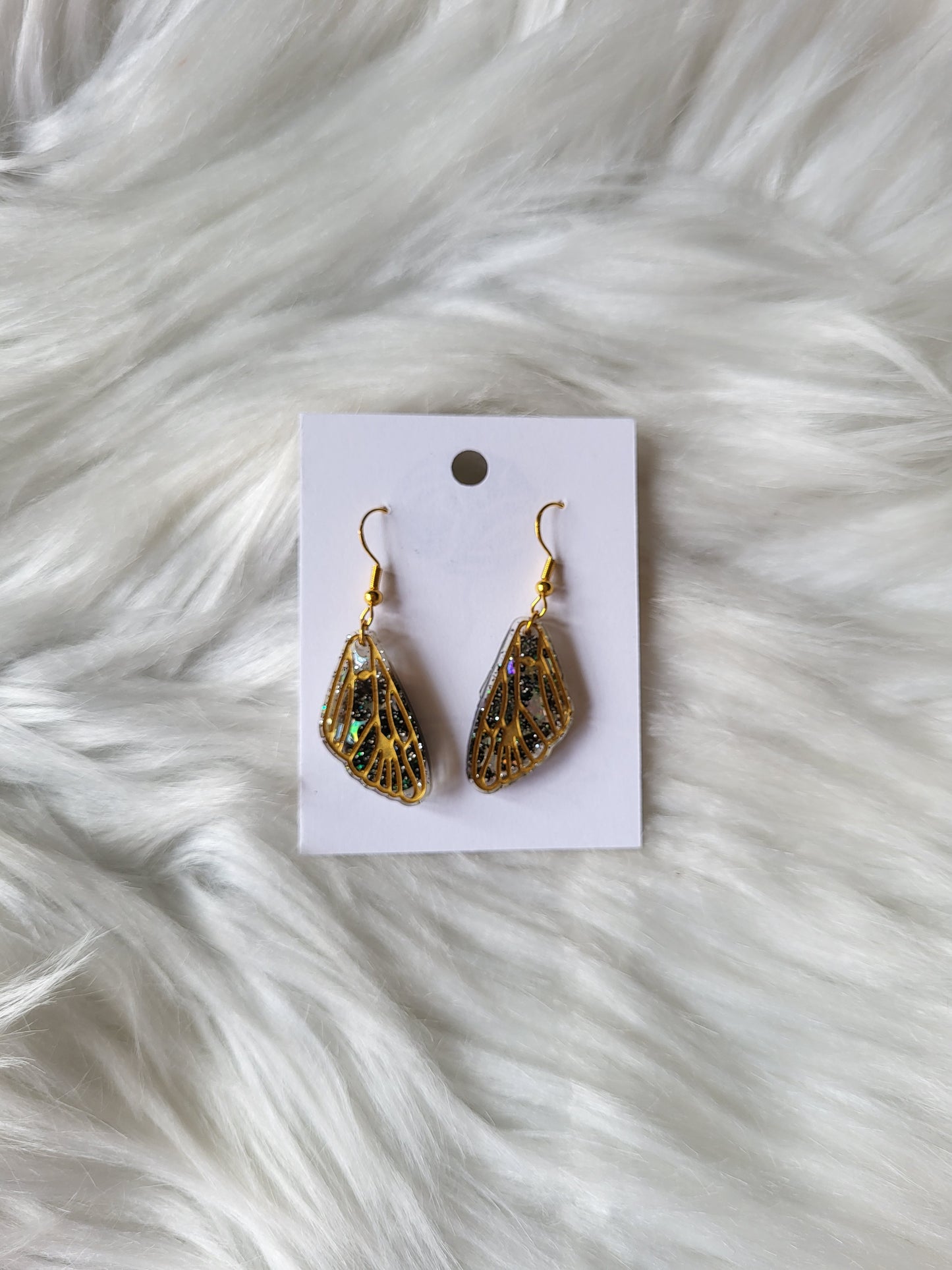 Wing Earrings | Glitter