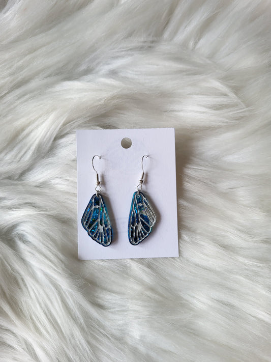 Wing Earrings | Glitter