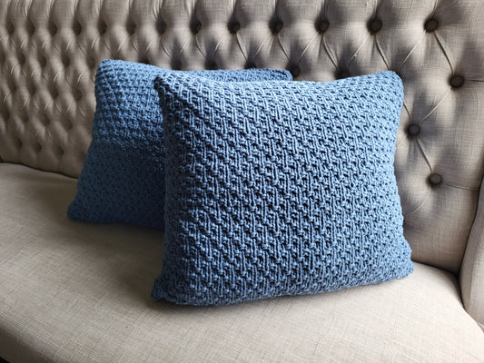 Knitting Pattern | Coastal Grandmother Cushion | Bulky