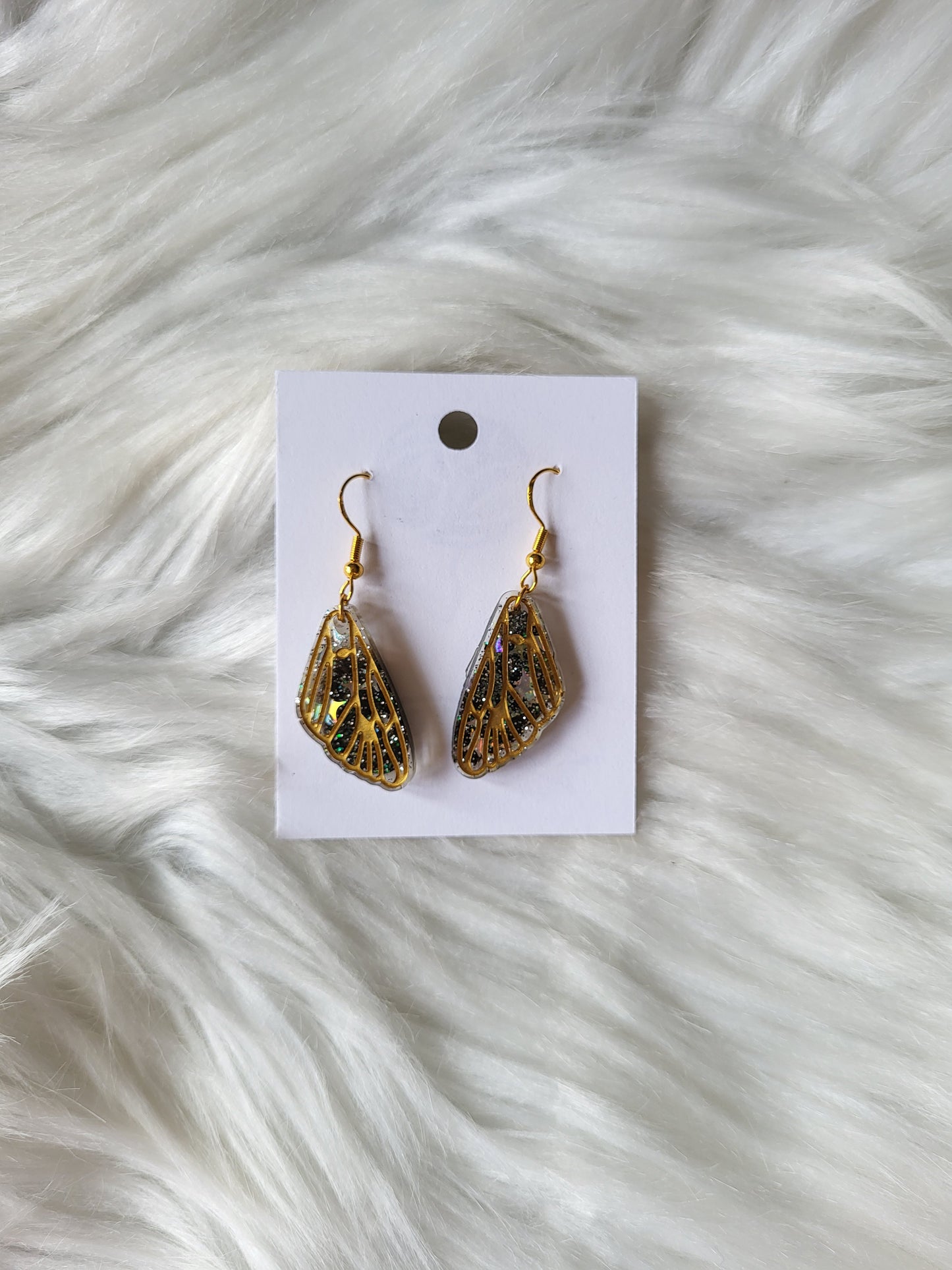 Wing Earrings | Glitter