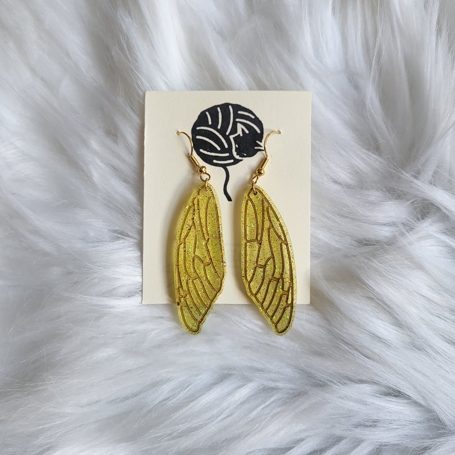 Wing Earrings | Glitter