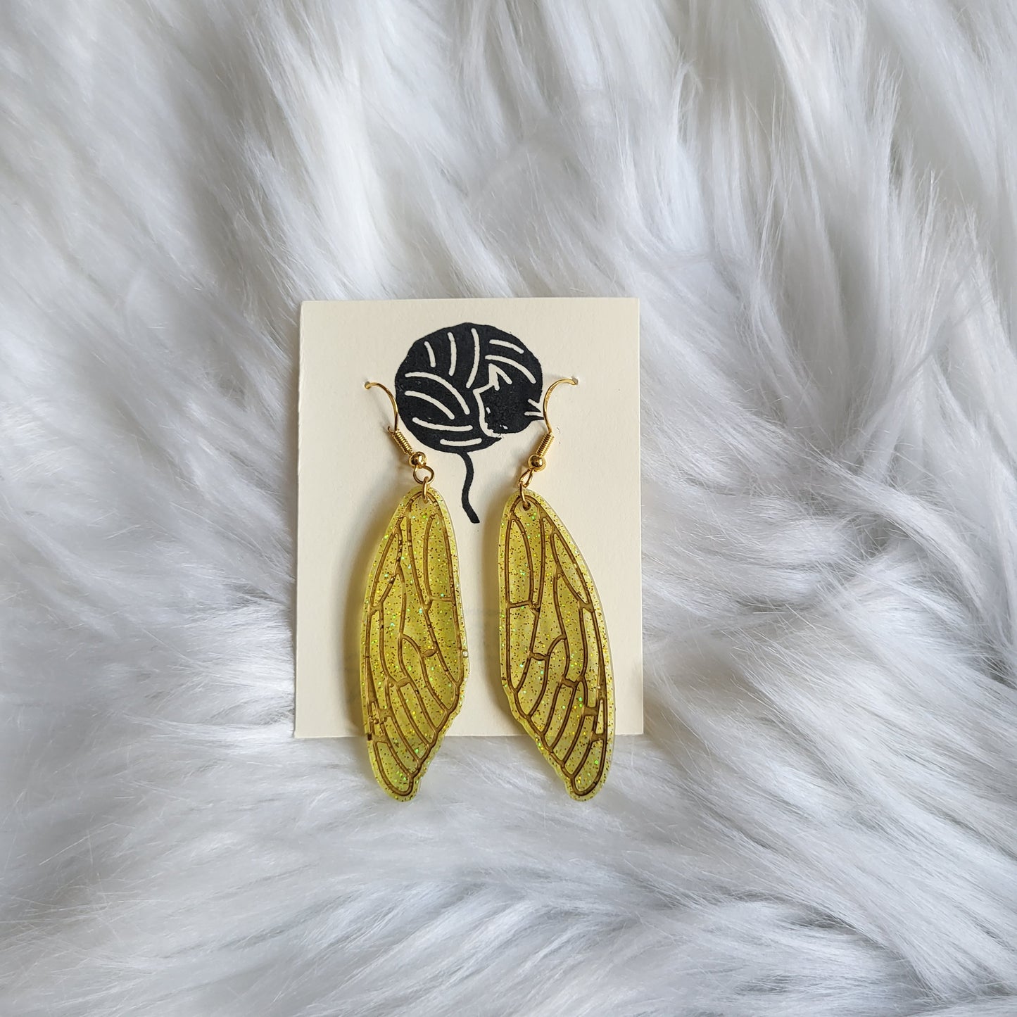 Wing Earrings | Glitter