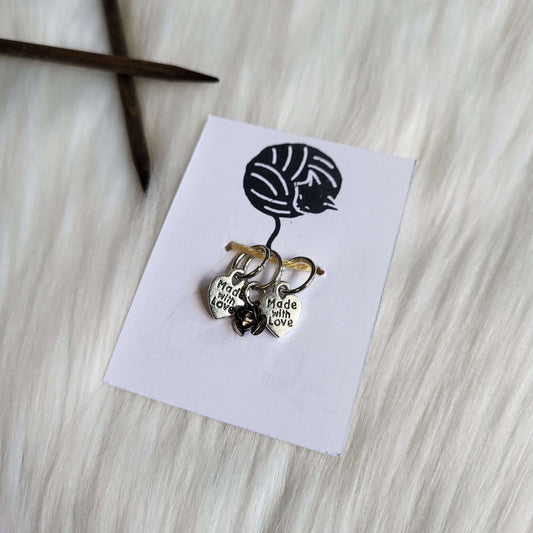 Birth Flower Collection Stitch Marker Set of 3