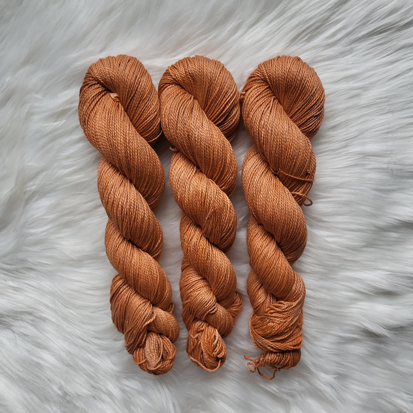 Hand-dyed pima cotton yarn from Pittsburgh PA inspired by Dune by Frank Herbert