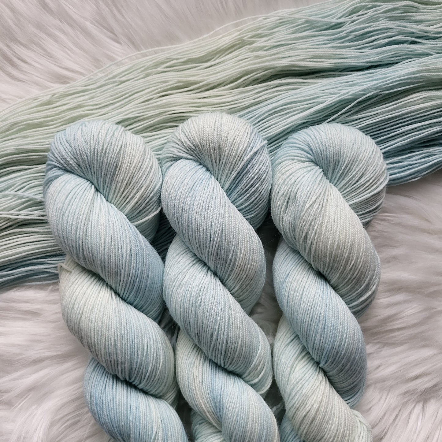 July Larkspur | Fingering Weight Yarn | Birth Flower Collection