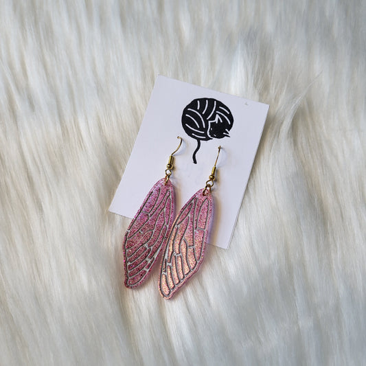 Wing Earrings | Glitter