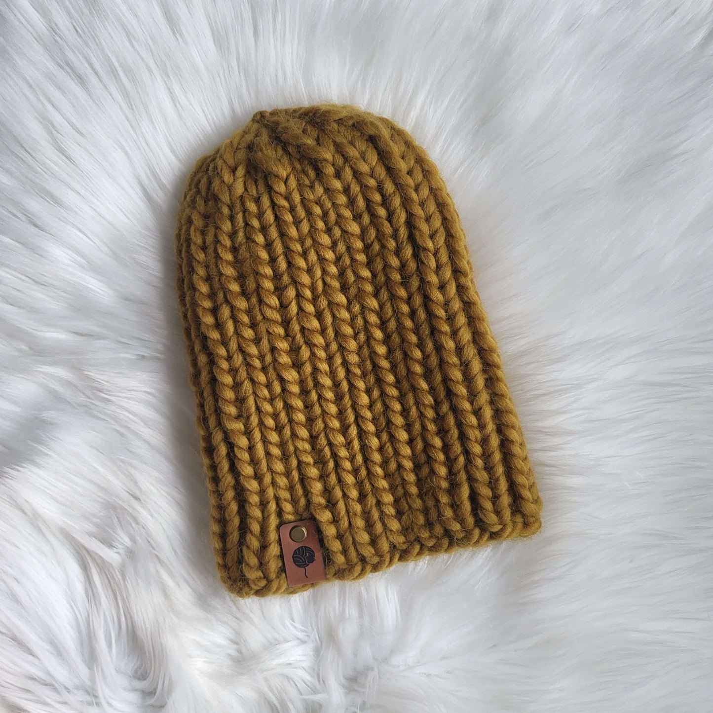 Classic Ribbed Handmade Knit Wool Beanie | 100% Wool