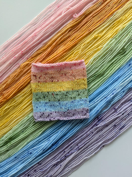 Sidewalk Chalk | Sock Weight Yarn | Yarns by Pear Maiden